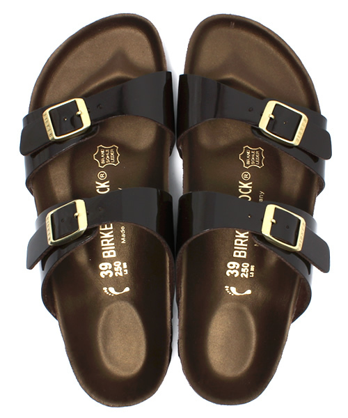 BIRKENSTOCK（ビルケンシュトック）の「【プレミアムサンダルシリーズ】SYDNEY/シドニー　パテントブラウン（WOMEN&MEN）（サンダル・レディース・ダークブラウン・41/40/42/43/39/35/36/38/37）」の6枚目の写真