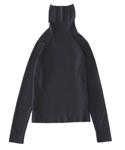 select MOCA（セレクトモカ）の「タートルリンギングデザインニット(ロングスリーブフィンガーホールニット)（ニット/セーター・レディース・ブラック/ベージュ/ブラウン/アイボリー・FREE）」の20枚目の写真