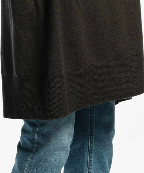 NARACAMICIE（ナラカミーチェ）の「リヨセルウール着流しロングカーディガン（カーディガン/ボレロ・レディース・グレー/ブラック/ブラウン・MEDIUM）」の15枚目の写真