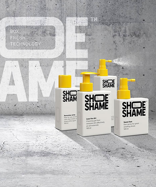 SHOE SHAME(シューシェイム)の「〈SHOE SHAME/シューシェイム〉SWEET FEET 除菌消臭スプレー シューケア用品(シューケア用品・メンズ・ホワイト×イエロー・FREE)」の4枚目の写真