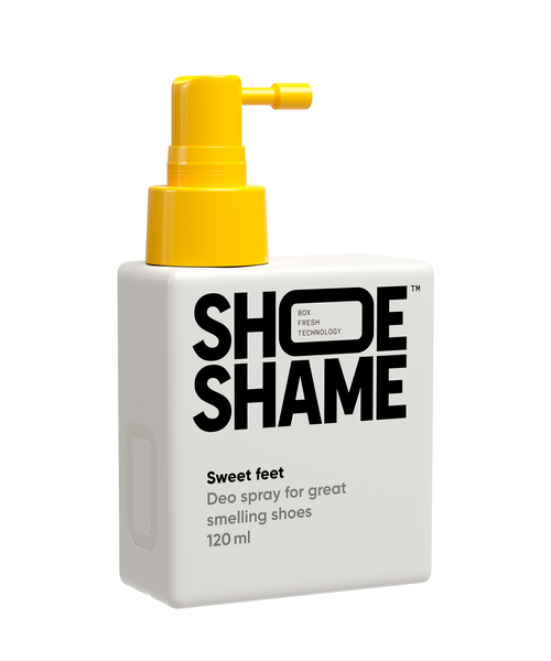 SHOE SHAME(シューシェイム)の「〈SHOE SHAME/シューシェイム〉SWEET FEET 除菌消臭スプレー シューケア用品(シューケア用品・メンズ・ホワイト×イエロー・FREE)」の7枚目の写真