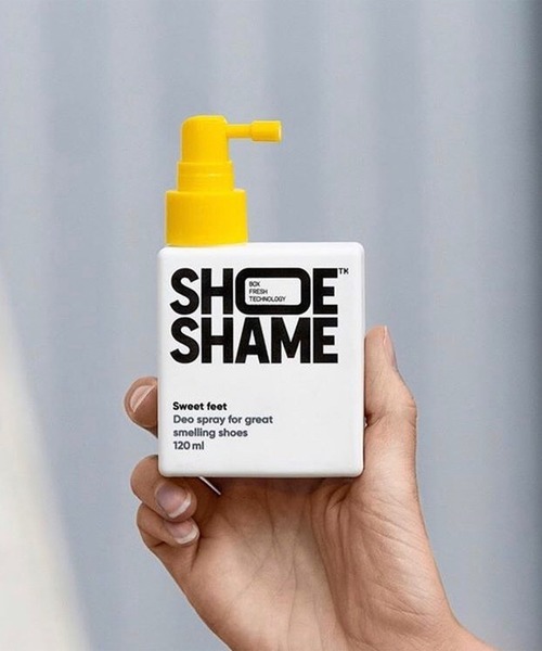 SHOE SHAME(シューシェイム)の「〈SHOE SHAME/シューシェイム〉SWEET FEET 除菌消臭スプレー シューケア用品(シューケア用品・メンズ・ホワイト×イエロー・FREE)」の5枚目の写真