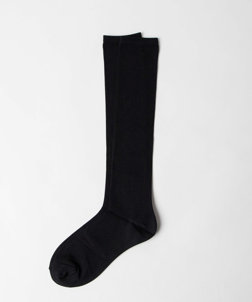 WEGO（ウィゴー）の「WEGO/無地ハイソックス（ソックス/靴下・レディース・ホワイト/ブラック/ライトブラウン・FREE）」の2枚目の写真