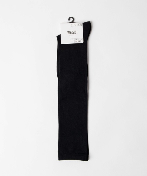WEGO（ウィゴー）の「WEGO/無地ハイソックス（ソックス/靴下・レディース・ホワイト/ブラック/ライトブラウン・FREE）」の5枚目の写真