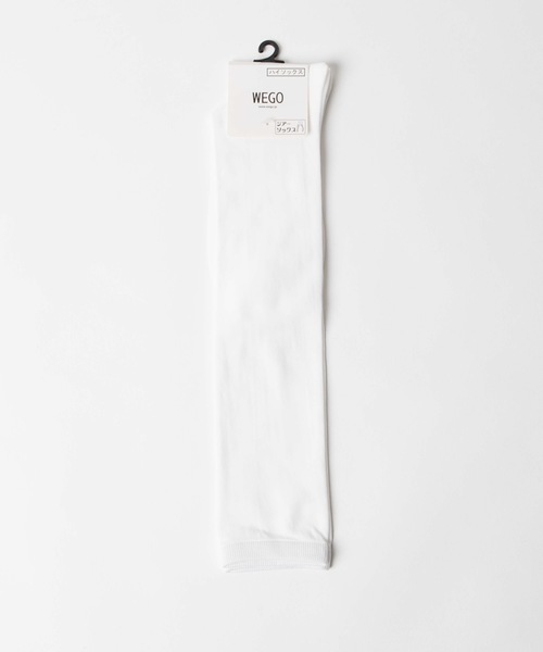 WEGO（ウィゴー）の「WEGO/無地ハイソックス（ソックス/靴下・レディース・ホワイト/ブラック/ライトブラウン・FREE）」の7枚目の写真