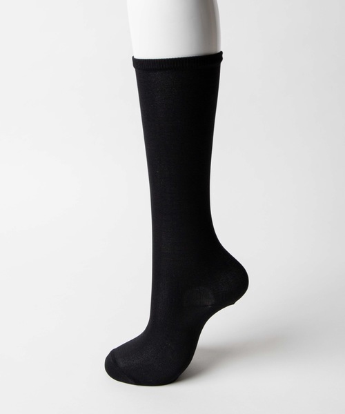 WEGO（ウィゴー）の「WEGO/無地ハイソックス（ソックス/靴下・レディース・ホワイト/ブラック/ライトブラウン・FREE）」の6枚目の写真