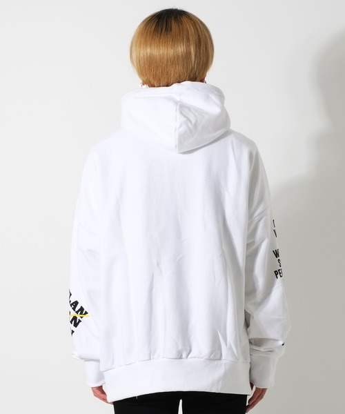 A'gem 9（エージェムナイン）の「裏起毛ハーフジッププリントプル