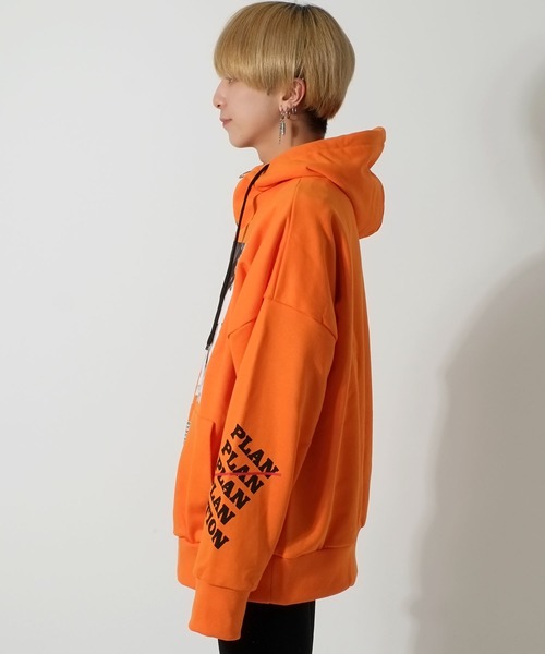 A'gem 9（エージェムナイン）の「裏起毛ハーフジッププリントプル