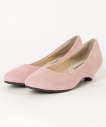Liberty Doll /ストレスフリーパンプス 極上マシュマロクッションふわふわインソール 3cmウエッジヒールストレッチパンプス(1112) かえり抜群ボロネーゼ製法風
