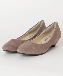 Liberty Doll /ストレスフリーパンプス 極上マシュマロクッションふわふわインソール 3cmウエッジヒールストレッチパンプス(1112) かえり抜群ボロネーゼ製法風