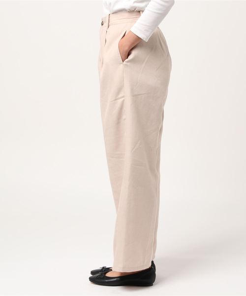 WEGO（ウィゴー）の「WEGO/【セットアップ対応商品】TRセットアップワイドパンツ（スラックス・レディース・ナチュラル/ベージュ系その他2・FREE）」の6枚目の写真