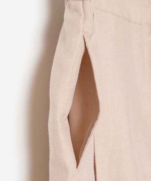 WEGO（ウィゴー）の「WEGO/【セットアップ対応商品】TRセットアップワイドパンツ（スラックス・レディース・ナチュラル/ベージュ系その他2・FREE）」の3枚目の写真