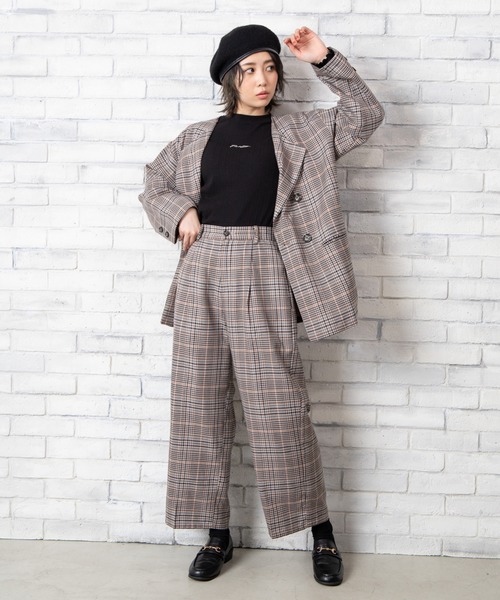 WEGO（ウィゴー）の「WEGO/【セットアップ対応商品】TRセットアップワイドパンツ（スラックス・レディース・ナチュラル/ベージュ系その他2・FREE）」の15枚目の写真