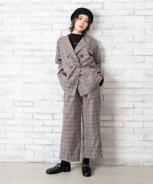 WEGO（ウィゴー）の「WEGO/【セットアップ対応商品】TRセットアップワイドパンツ（スラックス・レディース・ナチュラル/ベージュ系その他2・FREE）」の16枚目の写真