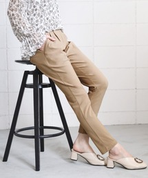 Bou Jeloud | 〈2020SS新作〉New！累計110万本◇美脚スーパーストレッチタックパンツ/美シルエットテーパードカラーパンツ/ボトム(その他パンツ)