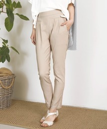 Bou Jeloud | 〈2020SS新作〉New！累計110万本◇美脚スーパーストレッチタックパンツ/美シルエットテーパードカラーパンツ/ボトム(その他パンツ)