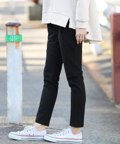 Bou Jeloud（ブージュルード）の「美脚スーパーストレッチタックパンツ（その他パンツ・レディース・ブラック/ベージュ/ブルー/ホワイト系その他/カーキ/ダークブルー/サンドベージュ/ネイビー・40/38/36）」の10枚目の写真