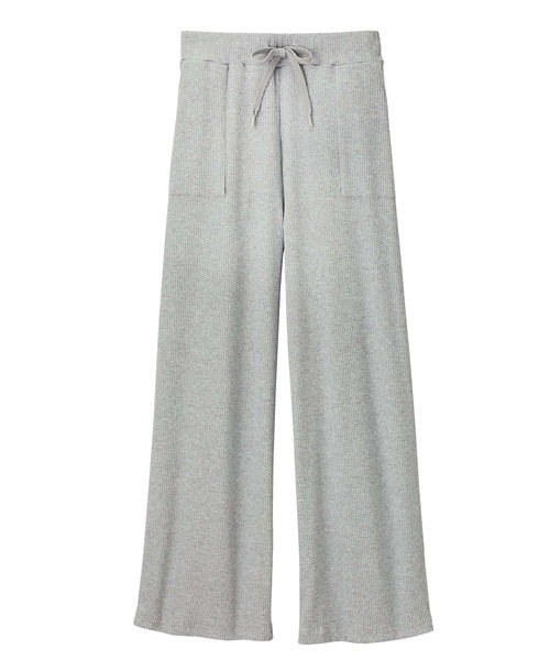 GeeRA(ジーラ)の「リブカットワイドパンツ(その他パンツ・レディース・モカ/ブラック/杢グレー・LARGE/X-LARGE/XX-LARGE/SMALL/MEDIUM)」の4枚目の写真