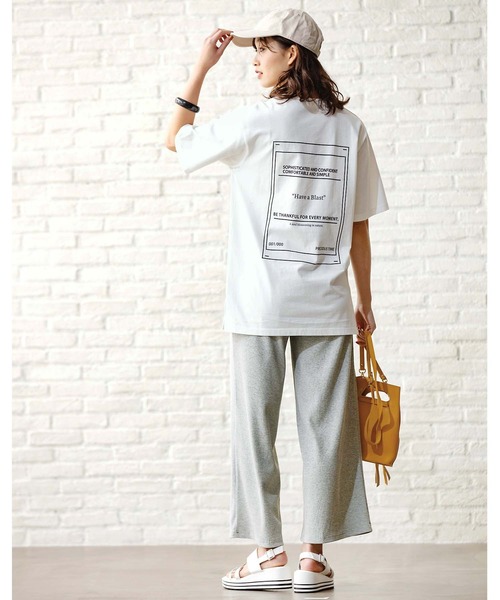 GeeRA(ジーラ)の「リブカットワイドパンツ(その他パンツ・レディース・モカ/ブラック/杢グレー・LARGE/X-LARGE/XX-LARGE/SMALL/MEDIUM)」の8枚目の写真