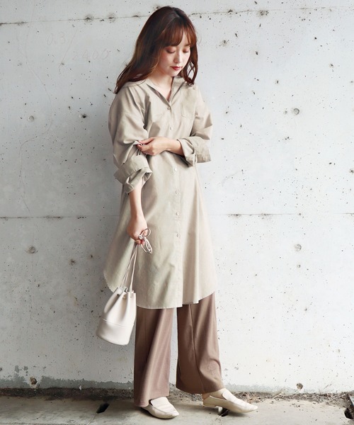 GeeRA(ジーラ)の「リブカットワイドパンツ(その他パンツ・レディース・モカ/ブラック/杢グレー・LARGE/X-LARGE/XX-LARGE/SMALL/MEDIUM)」の9枚目の写真