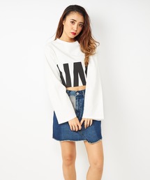 SPIRALGIRL | カッティングショートロングスリーブＴシャツ(Tシャツ/カットソー)