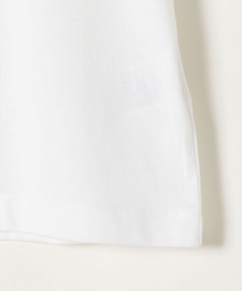 SHIPS any（シップス エニィ）の「【SHIPS any別注】 HANES: ベーシック ユーティリティ Tシャツ（Tシャツ/カットソー・レディース・ホワイト/ブラック・S/XS）」の6枚目の写真