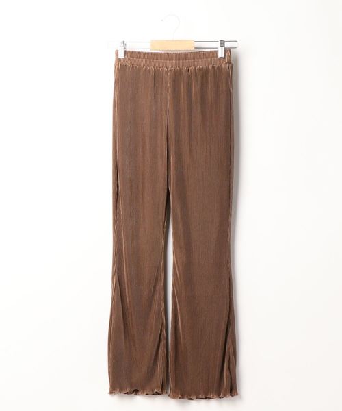 SESTO（セスト）の「アコーディオンプリーツセミフレアパンツ（その他パンツ・レディース・ラベンダー/ライトベージュ/ミント/モカ・M）」の14枚目の写真