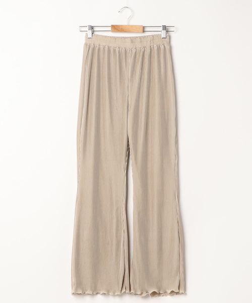 SESTO（セスト）の「アコーディオンプリーツセミフレアパンツ（その他パンツ・レディース・ラベンダー/ライトベージュ/ミント/モカ・M）」の15枚目の写真