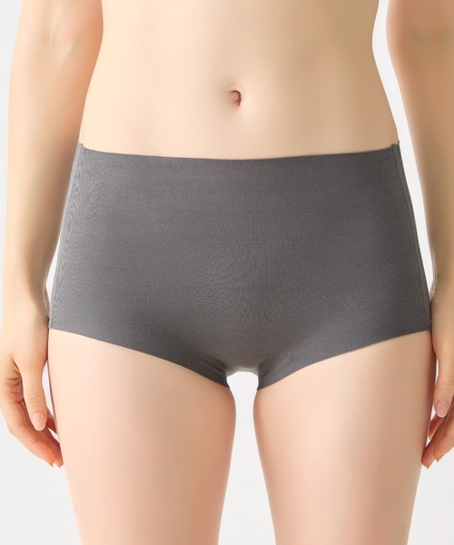 GUNZE(グンゼ)の「KIREILABO/キレイラボ レギュラーショーツ 完全無縫製 綿混(ショーツ・レディース・杢グレー/パープル/ピンク/サックスブルー/スモークピンク/ブラック/ベージュ/ライトベージュ/ピンク系その他/ライトブルー/チャコールグレー/ライラック/ブルーグレー/カーキ/ピンク系その他2/ブルー/ピンク系その他3/ブルー系その他/ベージュ系その他/グリーン系その他/レッド系その他/クリーム/グリーン系その他2/ピンク系その他4/グレー/グレー系その他/ブルー系その他2・LARGE/X-LARGE/MEDIUM/SMALL)」の2枚目の写真