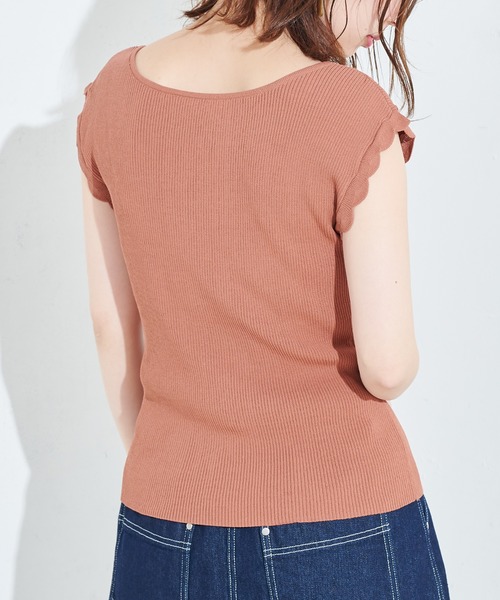 natural couture（ナチュラルクチュール）の「衿ぐりお花刺繍お上品ニット（ニット/セーター・レディース・ブラック/ミント/ラベンダー/キャメル・FREE）」の17枚目の写真