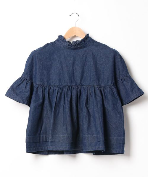 rps（アールピーエス）の「バックリボンボリュームブラウス（シャツ/ブラウス・レディース・ライトブルー/ブルー・M）」の10枚目の写真