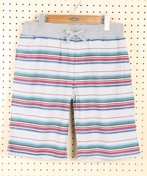 OUTDOOR PRODUCTS(アウトドアプロダクツ)の「【OUTDOOR PRODUCTS】総柄ショーツ 裏毛プリント ウェストリブ仕様(スウェットパンツ・メンズ・ホワイト/ブラック/グリーン/カーキ/ライトブルー/ネイビー/グレー/スミクロ/ブルー/レッド・LARGE/MEDIUM/X-LARGE/SMALL)」の5枚目の写真