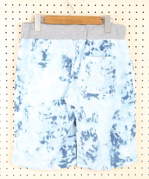 OUTDOOR PRODUCTS(アウトドアプロダクツ)の「【OUTDOOR PRODUCTS】総柄ショーツ 裏毛プリント ウェストリブ仕様(スウェットパンツ・メンズ・ホワイト/ブラック/グリーン/カーキ/ライトブルー/ネイビー/グレー/スミクロ/ブルー/レッド・LARGE/MEDIUM/X-LARGE/SMALL)」の13枚目の写真