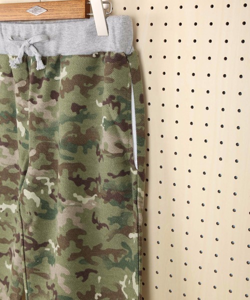 OUTDOOR PRODUCTS(アウトドアプロダクツ)の「【OUTDOOR PRODUCTS】総柄ショーツ 裏毛プリント ウェストリブ仕様(スウェットパンツ・メンズ・ホワイト/ブラック/グリーン/カーキ/ライトブルー/ネイビー/グレー/スミクロ/ブルー/レッド・LARGE/MEDIUM/X-LARGE/SMALL)」の15枚目の写真
