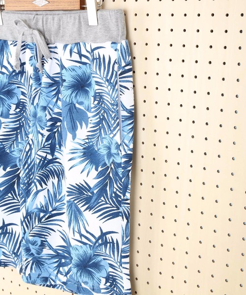 OUTDOOR PRODUCTS(アウトドアプロダクツ)の「【OUTDOOR PRODUCTS】総柄ショーツ 裏毛プリント ウェストリブ仕様(スウェットパンツ・メンズ・ホワイト/ブラック/グリーン/カーキ/ライトブルー/ネイビー/グレー/スミクロ/ブルー/レッド・LARGE/MEDIUM/X-LARGE/SMALL)」の18枚目の写真
