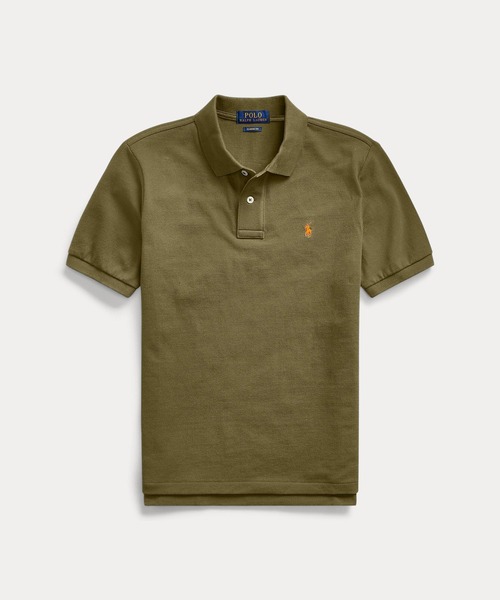 POLO RALPH LAUREN CHILDRENSWEAR(ポロ ラルフ ローレン チルドレンズウェア)の「コットン メッシュ ポロシャツ(ポロシャツ・キッズ・グリーン・SMALL/MEDIUM/LARGE/XL)」の1枚目の写真