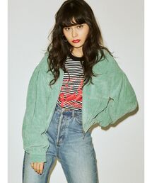 ボリュームスリーブジップジャケット