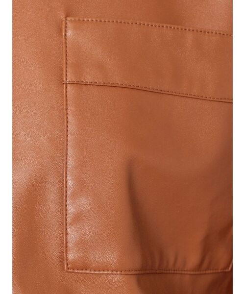 jouetie（ジュエティ）の「ボリュームスリーブジップジャケット（その他アウター・レディース・ブラック/イエロー/ミント/ブラウン・MEDIUM）」の7枚目の写真