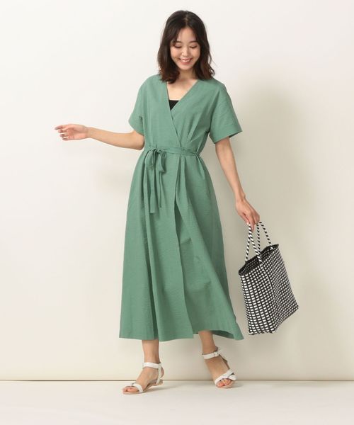 セール Ships Any サッカーラップワンピース ワンピース Ships Any シップス エニィ のファッション通販 Zozotown
