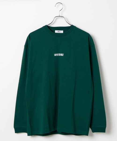 WEGO（ウィゴー）の「WEGO/グラフィックモチーフロンT（Tシャツ/カットソー・メンズ・ホワイト/ダークグリーン/アイボリー/ホワイト系その他・LARGE/MEDIUM/SMALL）」の18枚目の写真