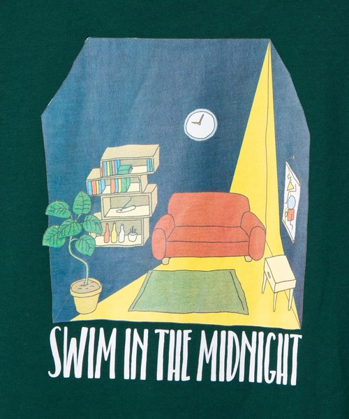 WEGO（ウィゴー）の「WEGO/グラフィックモチーフロンT（Tシャツ/カットソー・メンズ・ホワイト/ダークグリーン/アイボリー/ホワイト系その他・LARGE/MEDIUM/SMALL）」の11枚目の写真