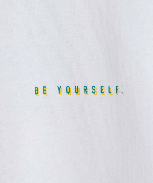 WEGO（ウィゴー）の「WEGO/グラフィックモチーフロンT（Tシャツ/カットソー・メンズ・ホワイト/ダークグリーン/アイボリー/ホワイト系その他・LARGE/MEDIUM/SMALL）」の6枚目の写真