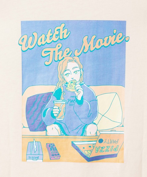 WEGO（ウィゴー）の「WEGO/グラフィックモチーフロンT（Tシャツ/カットソー・メンズ・ホワイト/ダークグリーン/アイボリー/ホワイト系その他・LARGE/MEDIUM/SMALL）」の16枚目の写真