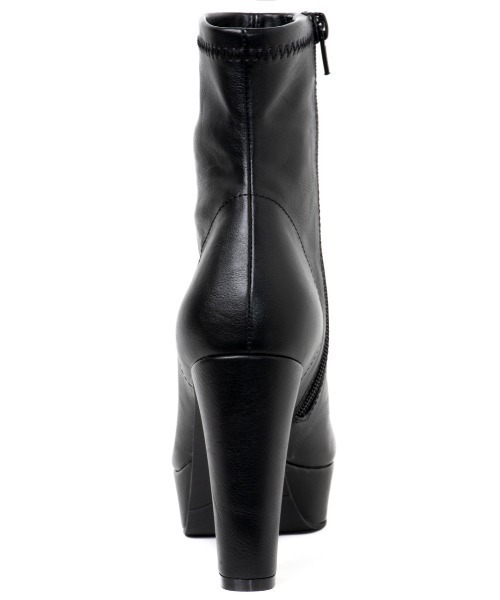 R&E（アールアンドイー）の「【20AW新作】【R&E】ストーム付きセンターシームショートブーツ（ブーツ・レディース・ブラック/ブラック系その他・LL/S/M/L）」の5枚目の写真