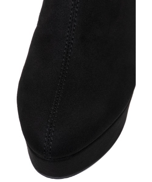 R&E（アールアンドイー）の「【20AW新作】【R&E】ストーム付きセンターシームショートブーツ（ブーツ・レディース・ブラック/ブラック系その他・LL/S/M/L）」の8枚目の写真