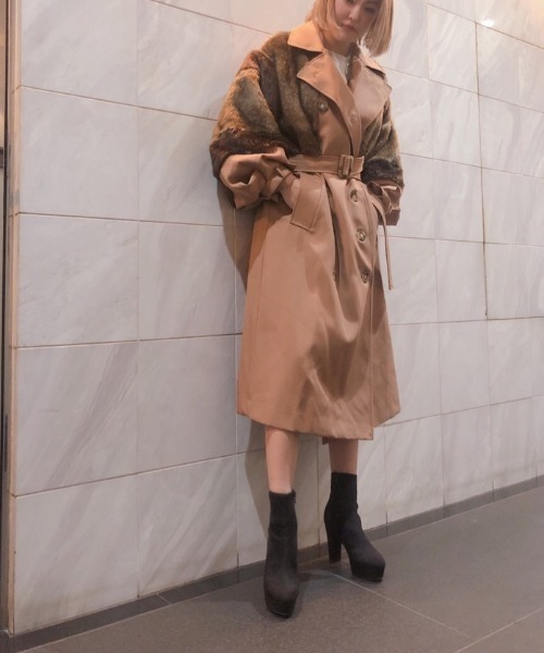 R&E（アールアンドイー）の「【20AW新作】【R&E】ストーム付きセンターシームショートブーツ（ブーツ・レディース・ブラック/ブラック系その他・LL/S/M/L）」の13枚目の写真