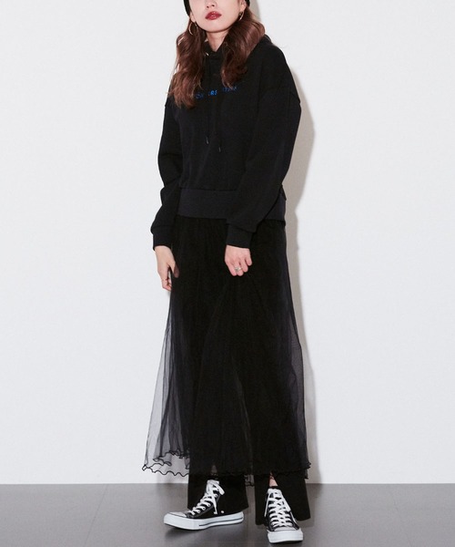 おジャ魔女どれみ　CONVERSE STARS コラボカットワンピース　ホワイト CONVERSE STARS（コンバーススターズ）の「【CONVERSE STARS×お