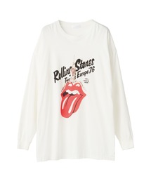 HYSTERIC GLAMOUR | THE ROLLING STONES/TOUR OF EUROPE '76 オーバーサイズTシャツ(Tシャツ/カットソー)