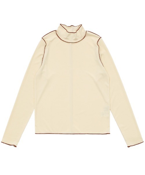 select MOCA（セレクトモカ）の「2021 SS ハイネックリンキングニュアンストップス（Tシャツ/カットソー・レディース・ブルー/グリーン/アイボリー・FREE）」の21枚目の写真