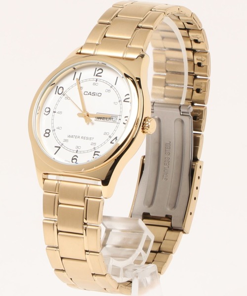 CASIO カシオ/ アナログクオーツ メタルベルト 日常生活防水 MTP-V006G-1B MTP-V006G-7B（アナログ腕時計）｜CASIO（カシオ）